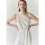 Mango jumpsuit met ceintuur – ecru
