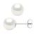 Stud Earrings Water Cultuur Parels Sweet Ronde 78mm White Natural White Gold