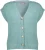 Geisha Gebreid Gilet with buttons Aqua dames