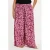 YOEK wide leg high waist broek roze