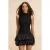 TRENDYOLMİLLA Dames Zwart Effen Kort / Mini Mouwloos Stijlvol/Avond Skater Jurken