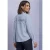 Oxford blouse met print op de rug