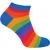 Mr Heron – BamboeRegenboogTrainersokken voor heren – Regenboog