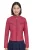 Roze casual slim-fit leren bikerjack voor dames – Tulsa