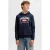 JACK & JONES JUNIOR hoodie met logo – donkerblauw