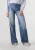 Dante6 Straight Leg Jeans Dames Nuit Coated Wide Leg Jeans,