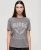 Superdry Vrouwen Archive T-shirt met Kiss-print en Relaxte Pasvorm Donkergrijs