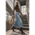 TRENDYOLMİLLA Dames Kaki Bloemen Lang Getailleerd Blouses