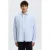 Selected gestreept poplin overhemd – blauw