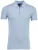 Poloshirt BOSS Orange lichtblauw rits normale fit pique