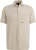 Vanguard Short Sleeve Overhemd Linnen Blend Ecru