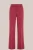 WE Fashion – Dames wide leg pantalon – Slim Fit – Lichtrood –