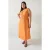 LK Bennett Claud Midi Midi Dress Burnt Orange