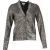 Ganni Lurex Jersey Cardigan in dierenprint polyester