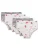 Sanetta Onderbroek  rood / zwart / wit