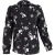 Valentino Crêpe de Chine blouse van zijde met bloemenprint