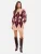 Lipsy Gebreide jurk  beige / aubergine / pink