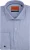 Suitable Overhemd Dubbel Manchet Print Blauw