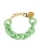 Cheeky Chain Munich Armband ‘Chunky Soft’  goud / lichtgroen