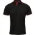 Premier Herencontrast Coolchecker Polo Shirt (Zwart/Rood)