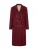 GOBI Cashmere Tussenmantel ‘Double-Breasted Long Coat’  bordeaux