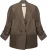 Aaiko Blazer Kandal Double Tweed Bruin dames