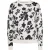usha Jumper Dames wol wit zwart