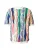 Carlo Colucci Trui  donkerblauw / grasgroen / oranje / wit