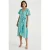 We Fashion Dress Mid Length Light Blue