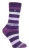 Heat Holders Lite – Geïsoleerde thermo damessokken – Purple Stripe (Jasmine)