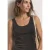 Street One Dames Basic top met ronde hals in effen kleur in Bruin