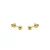 KARMA Jewelry gold plated oorbellen Ball