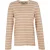 Regatta Dames/Dames Federica II Stripe T-shirt met lange mouwen (Warm Taupe/Licht Vanille)