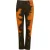Calvin Klein Dames Spijkerbroek met Verfspatten (Oranje/Zwart)