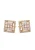 faina Oorbellen  rose-goud / transparant