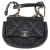 Chanel Gequilted Chanel 19 Grote Flap Tas in Zwart Leren