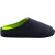 Loewenweiss Lowenweiss easy bicolore handgemaakte pantoffels gekookte wol / groen