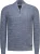 NZA Gebreide Half-zip Pullover Blauw heren