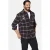 Jan Vanderstorm +FIT Collectie loose casual overhemd Plus Size donkerrood