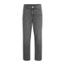 JACK & JONES JUNIOR relaxed high waist loose fit jeans black denim