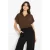 LOLALIZA blouse – bruin