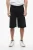 JORDAN shorts van wolmix met elastische tailleband in zwart