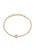 faina Armband  rose-goud / transparant