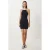 Halterneck Gestreepte Bodycon Mini Jurk