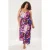 Curve Dames Effen Midi Jurk met Spaghettibandjes Avond-/Dagelijkse Oversized Plus Size Jurk