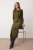 Trendyol Modest Dames Kaki Effen Maxi Lang Casual Recht Modest Jurken