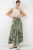 Hoge Taille Paisley Maxi Rok