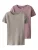 TWO SOON Shirt  grijs / oudroze