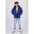 Vingino gewatteerde winterjas Tjay hardblauw/zwart