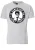 LOGOSHIRT Shirt ‘Gendarm von St.-Tropez’  grijs / zwart / wit